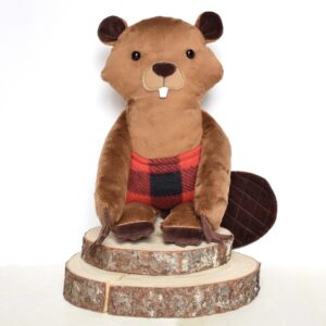 Les Castors peluches faites à la main