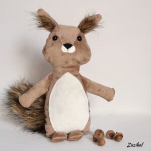 Peluches écureuils faits au Québec