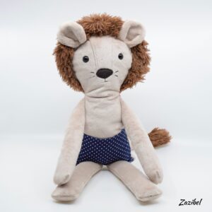 Les peluches lions faits au Québec