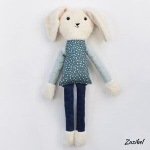 Les lapins, peluches fabriquées au Québec