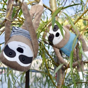 Les peluches paresseux, produits du Québec