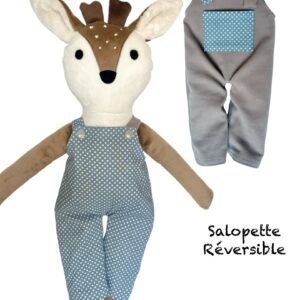 Les salopettes, vêtements pour peluches