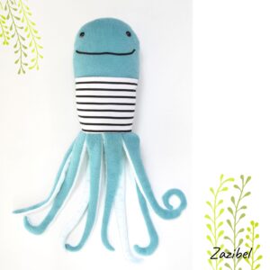 Les pieuvre, peluches faites au Québec