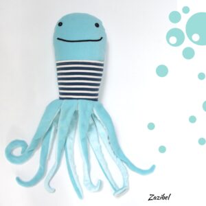 Les pieuvre, peluches faites au Québec