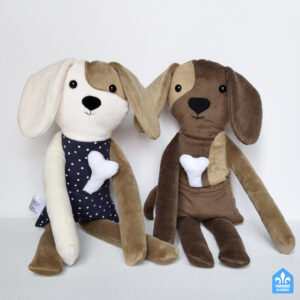 Les Chien, peluches fabriquées à la main