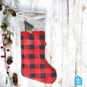 Bas de Noël avec ornement