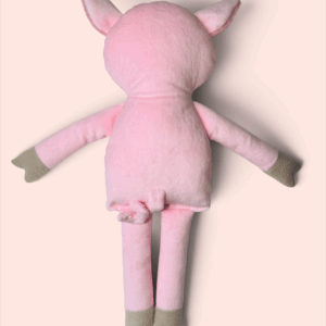 Le cochon, douce peluche fabriquée à la main